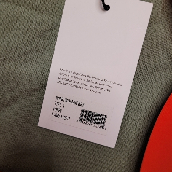 Knix NEW wingwoman contour bra size 1 Poppy red - Picture 8 of 14